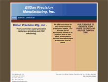 Tablet Screenshot of bildanprecision.com